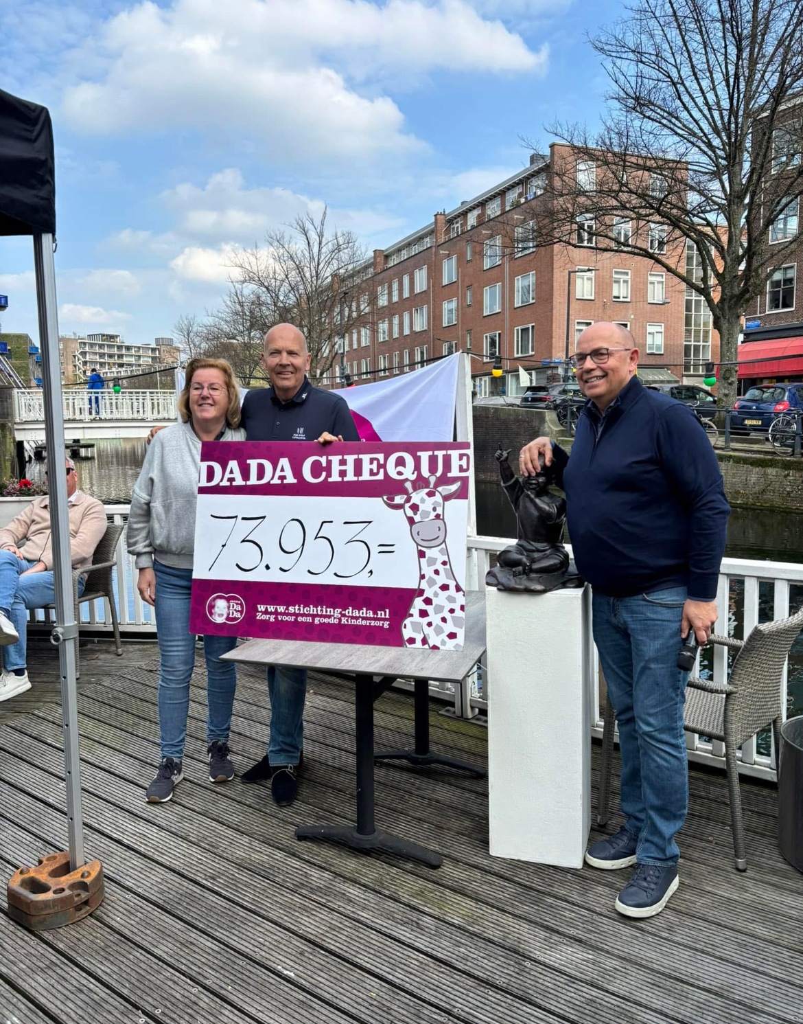 Un exploit sportif et ensoleillé pour la Stichting DaDa